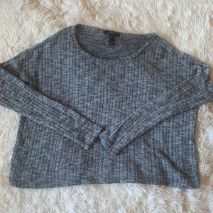 F21 light gray sweater!